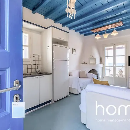 Дом отдыха Sunny Getaway Homm In Lia Mykonos 4ppl Калафатис
